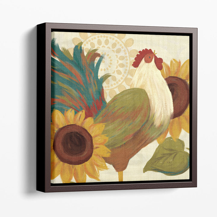 Spice Roosters I - Canvas Print Wall Art