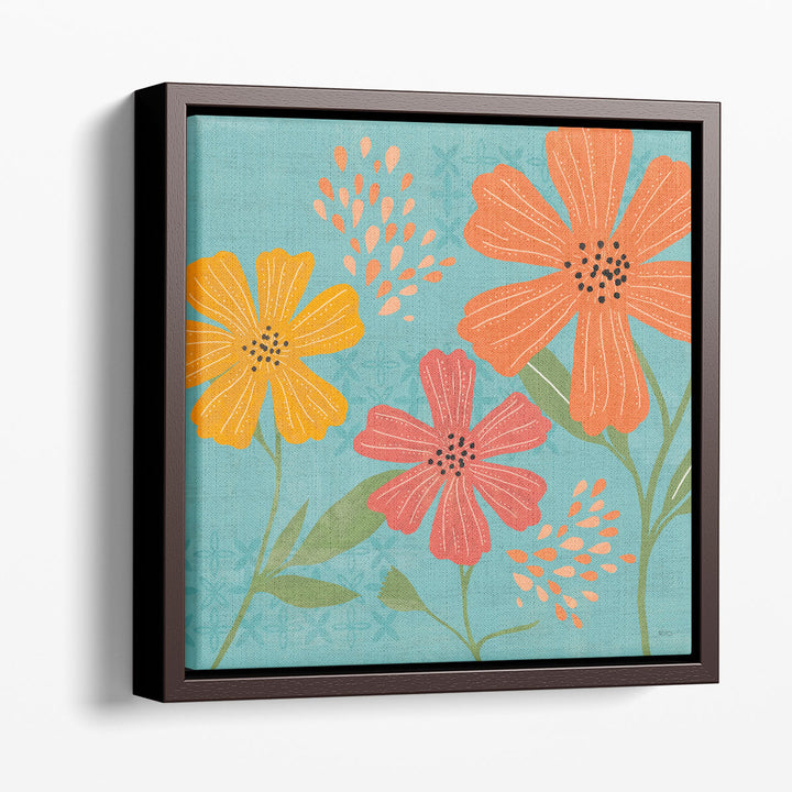 Mod Floral III - Canvas Print Wall Art