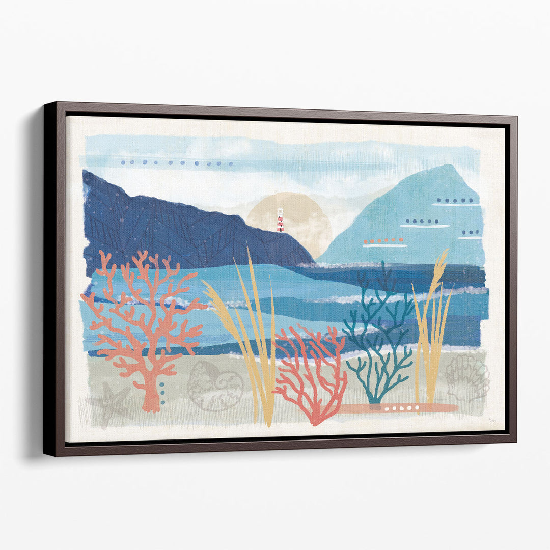 Coastal View I - Canvas Print Wall Art