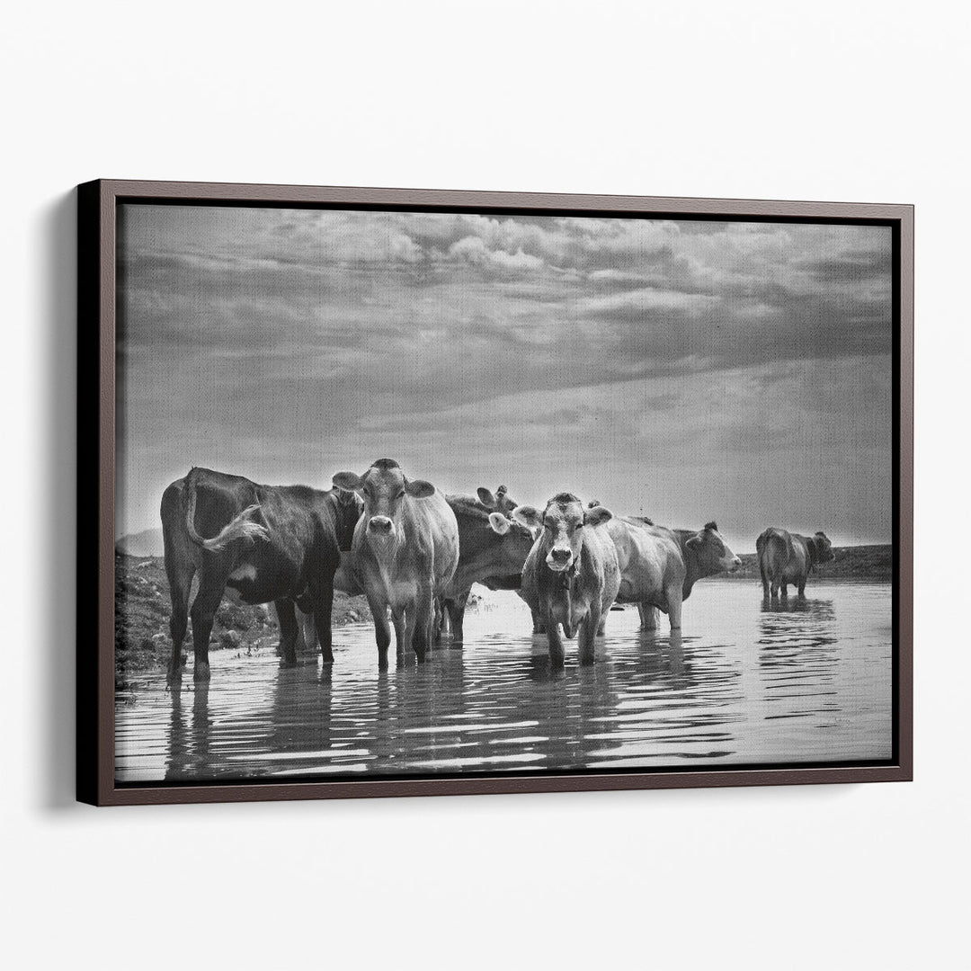 In the River - Canvas Print Wall Art