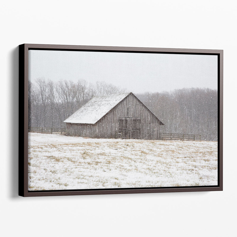 First Snow - Canvas Print Wall Art