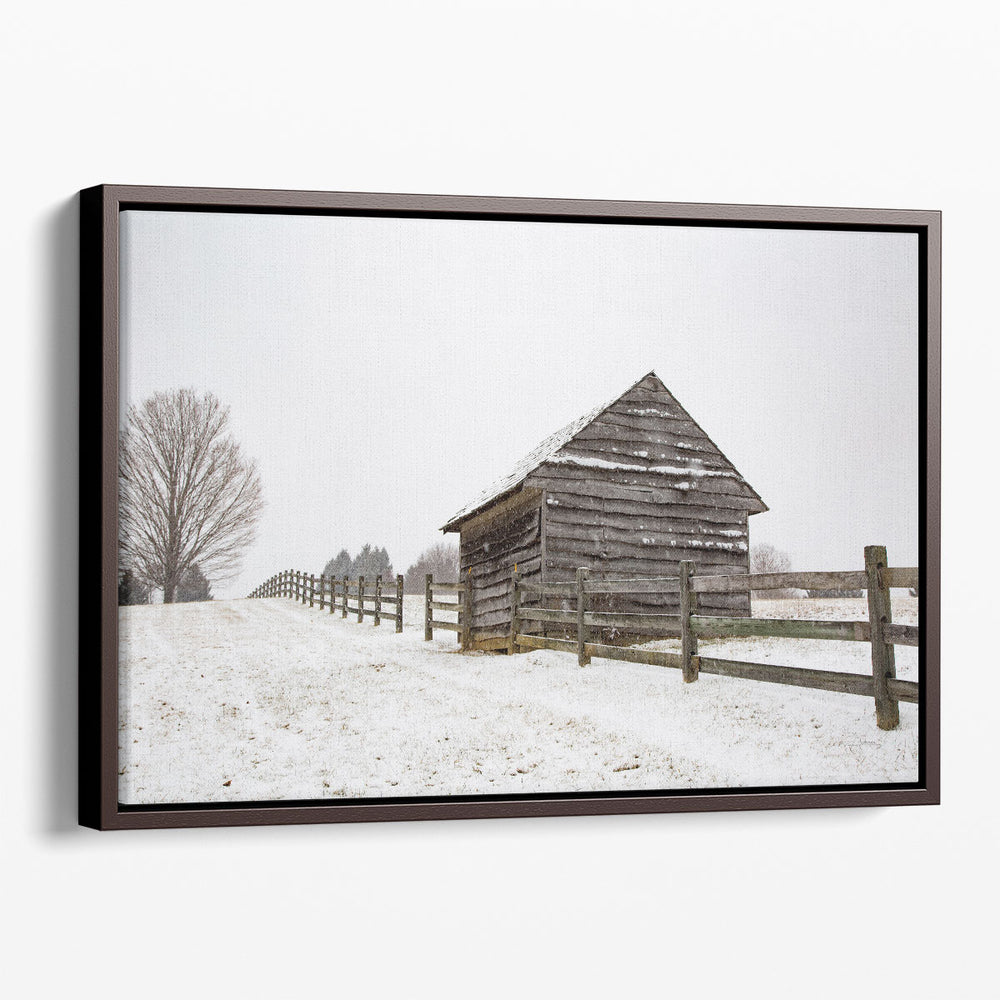 Coming to the Barn - Canvas Print Wall Art