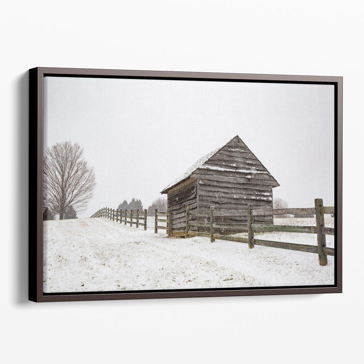 Coming to the Barn - Canvas Print Wall Art