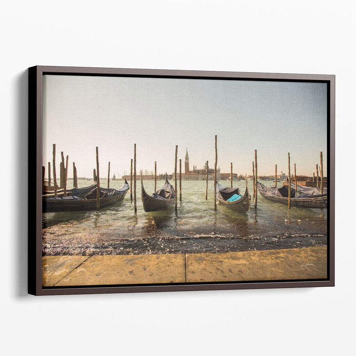 Venice Gondolas - Canvas Print Wall Art