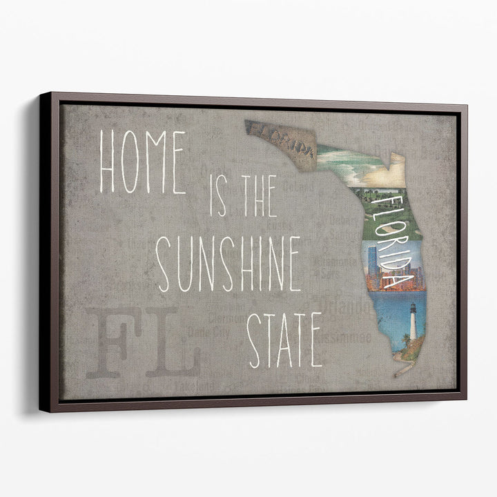 InstaStates VIII - Canvas Print Wall Art