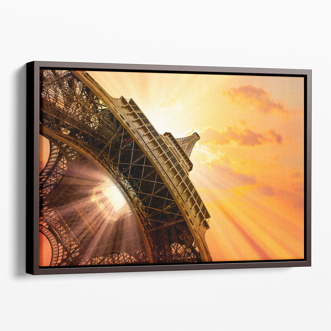 Another Shot of Eiffel Tower Paris, France - Canvas Print Wall Art