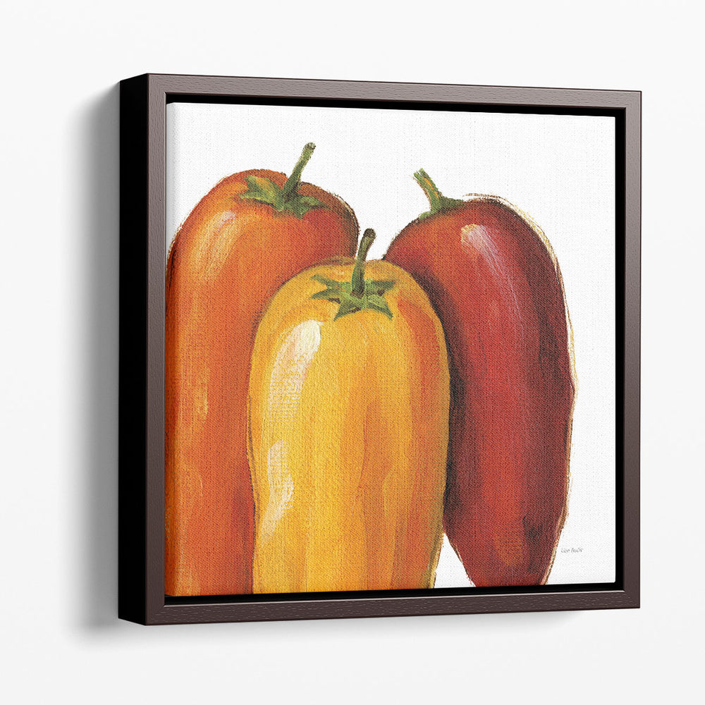 Spicy on White - Canvas Print Wall Art