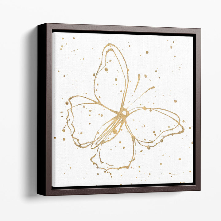 Golden Wings I - Canvas Print Wall Art