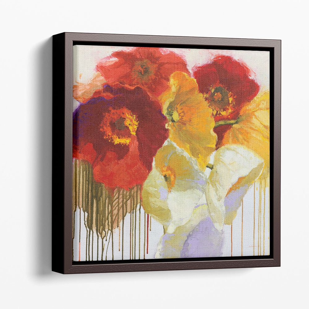 Red and Yellow Sensations - Canvas Print Wall Art