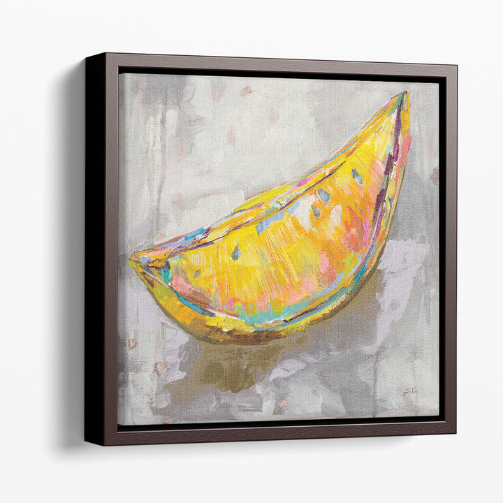 Lemon Wedge - Canvas Print Wall Art