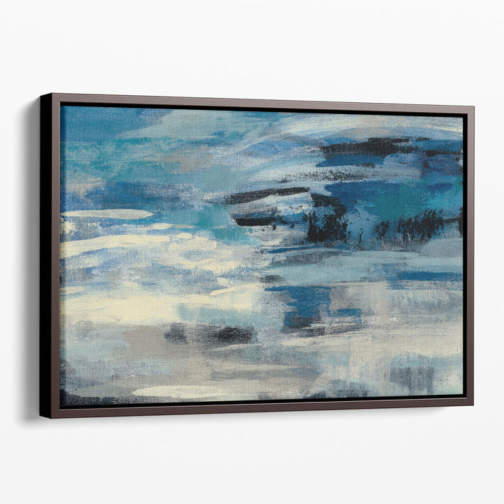 Indigo Wave - Canvas Print Wall Art