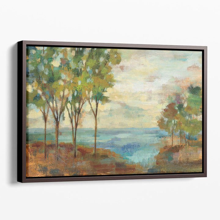 View of the Lake - Canvas Print Wall Art