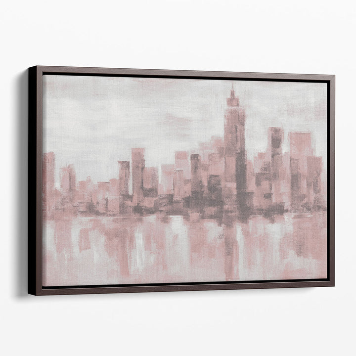 Misty Day in Manhattan - Canvas Print Wall Art