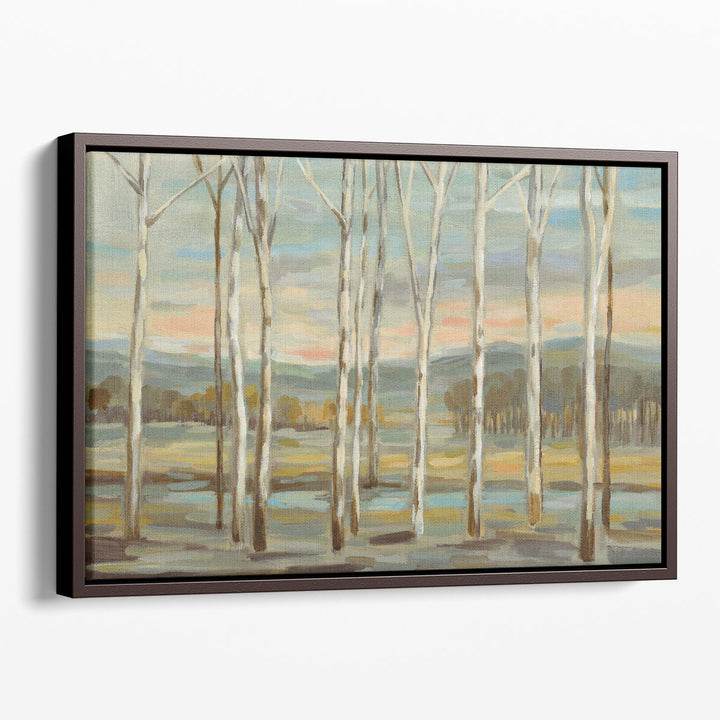 Silver Forest - Canvas Print Wall Art