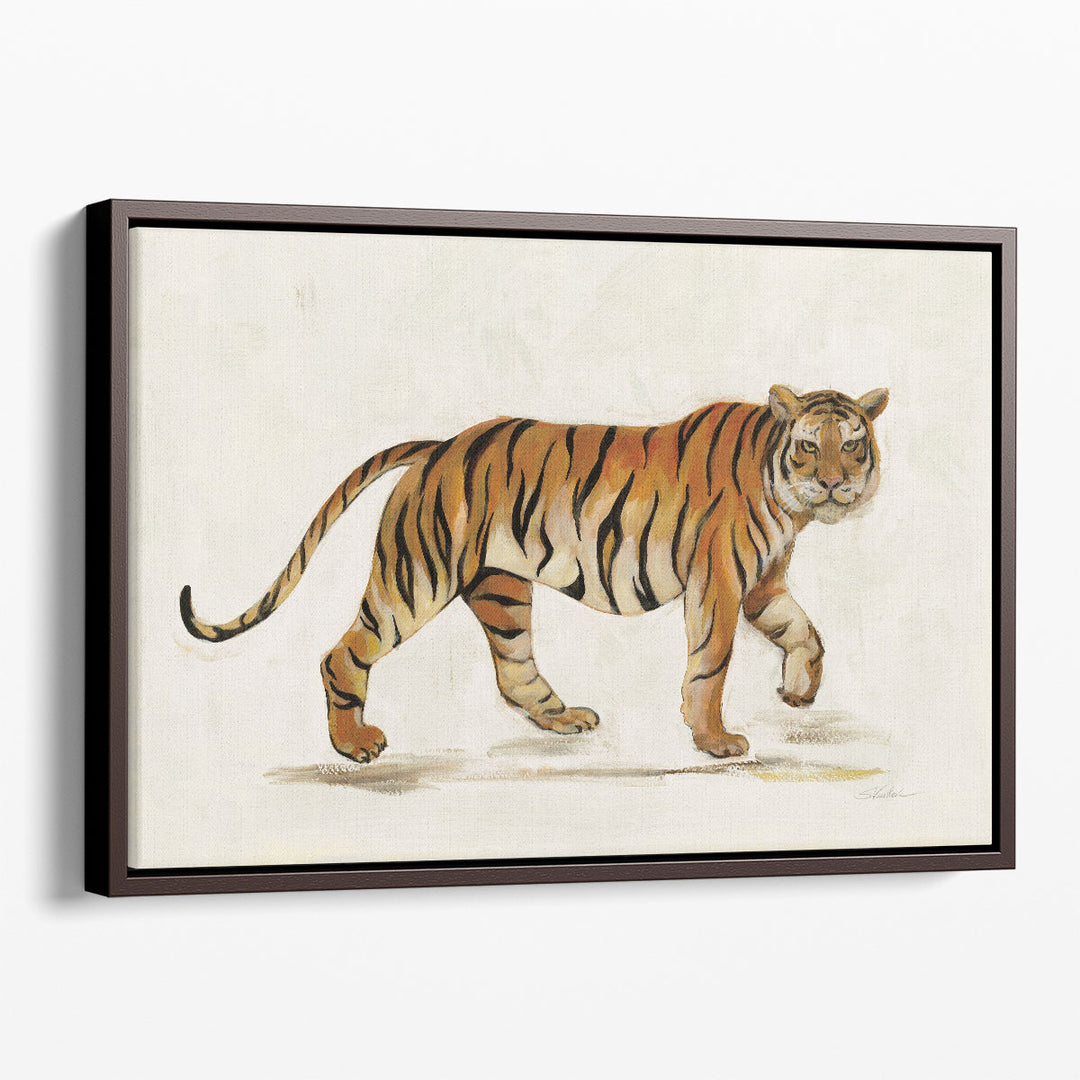 Walking Tiger - Canvas Print Wall Art