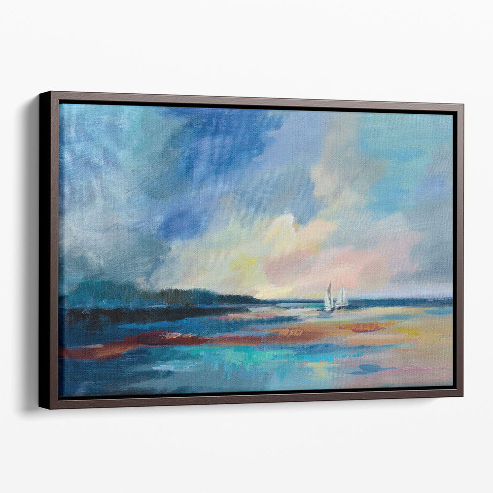 Ultramarine Sea and Sky - Canvas Print Wall Art