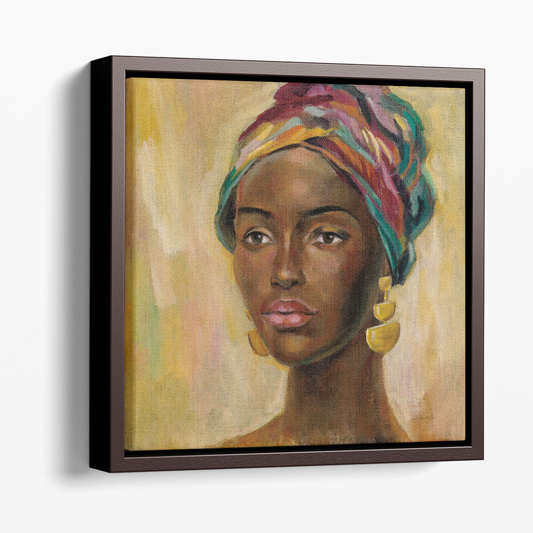 African Face II - Canvas Print Wall Art