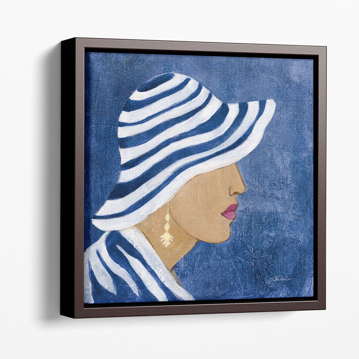 Lady with Hat I - Canvas Print Wall Art