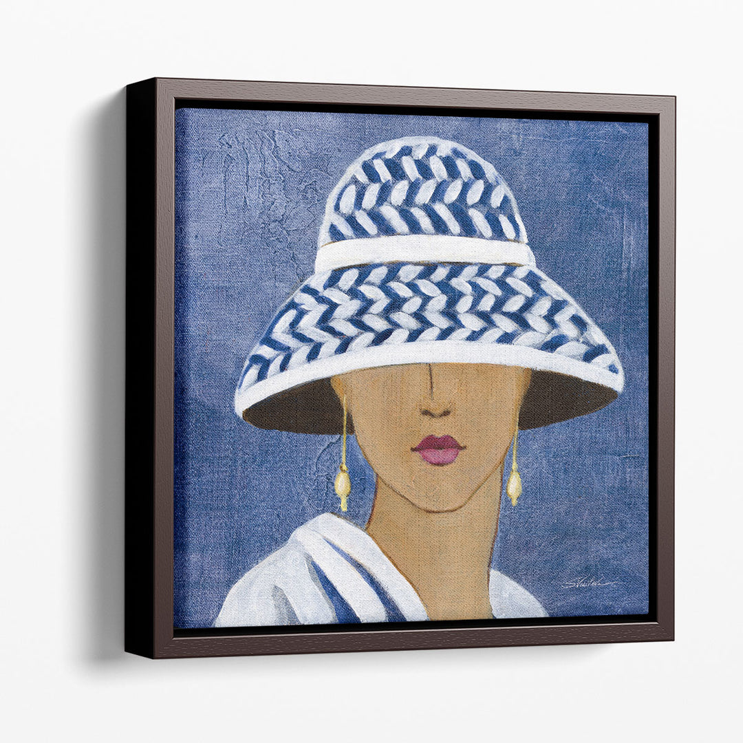 Lady with Hat II - Canvas Print Wall Art