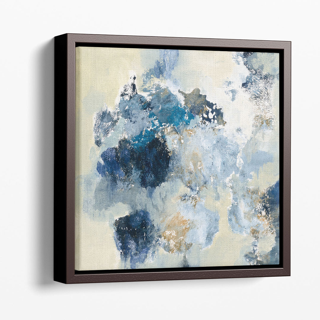 Indigo Monotype - Canvas Print Wall Art