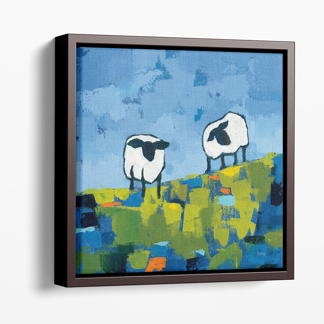 Two Sheep - Canvas Print Wall Art