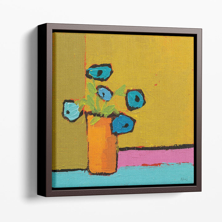 Orange Vase - Canvas Print Wall Art