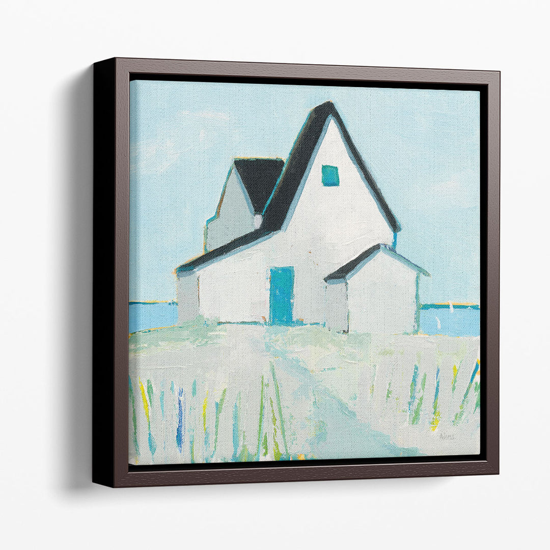 Cottage by the Sea - Canvas Print Wall Art