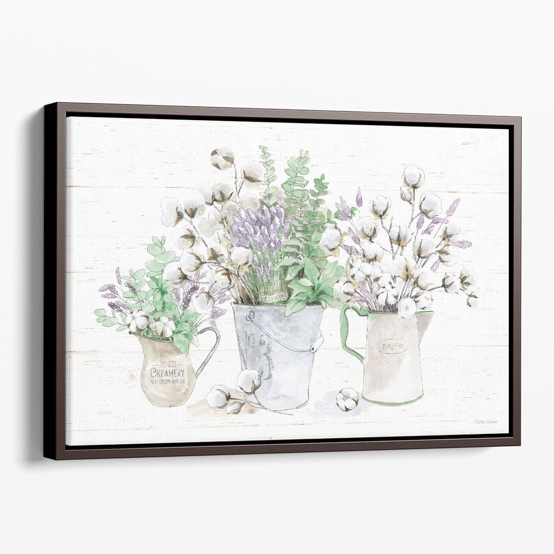 Farmhouse Cotton I - Canvas Print Wall Art