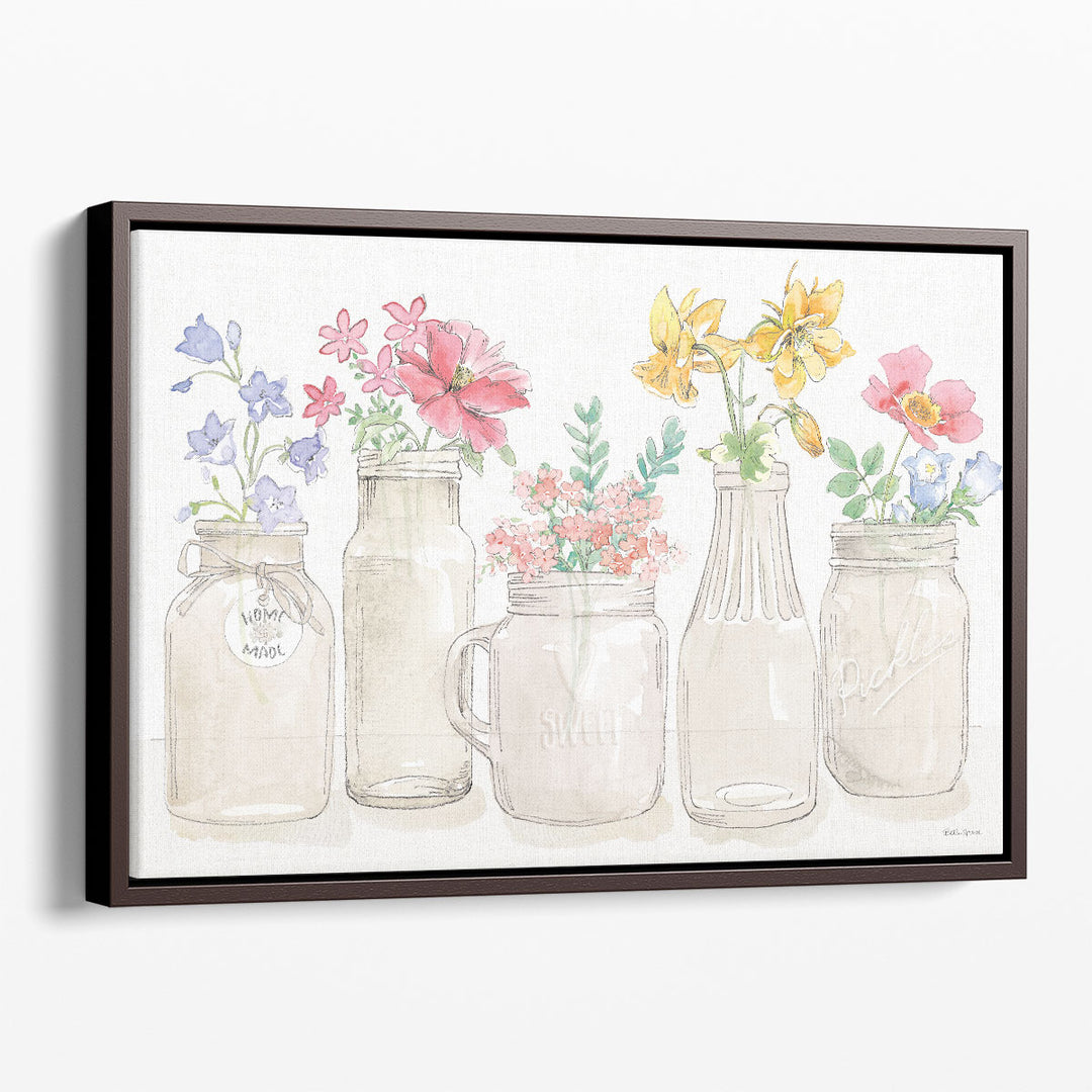 Peaceful Petals I - Canvas Print Wall Art