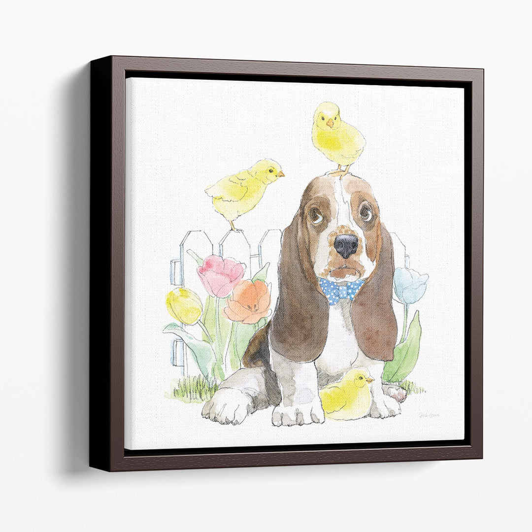 Easter Pups V - Canvas Print Wall Art