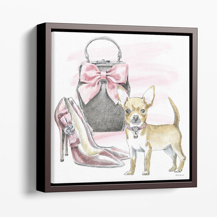 Glamour Pups I - Canvas Print Wall Art