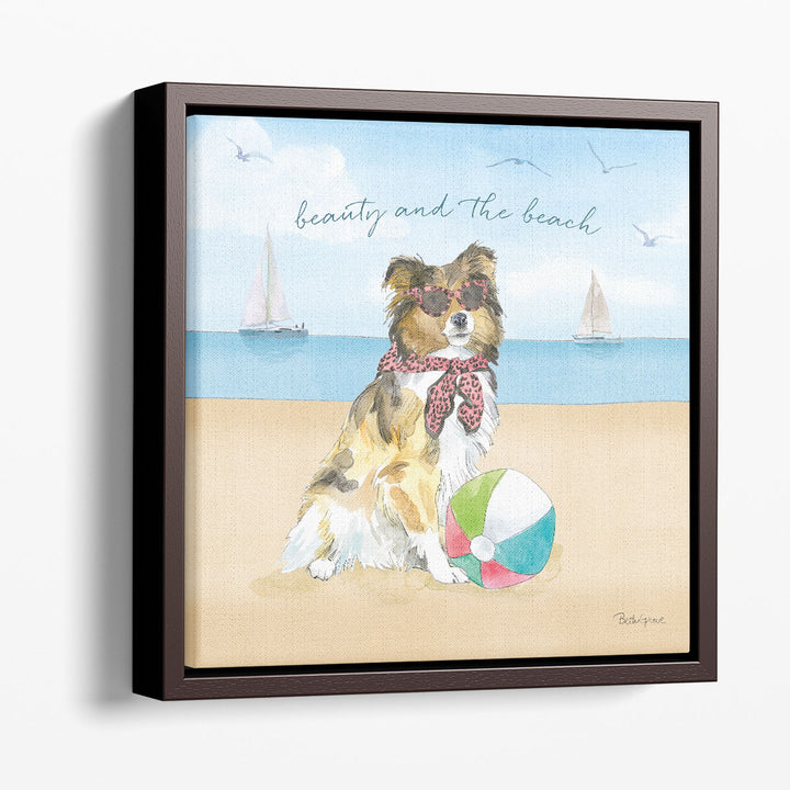 Summer Paws V - Canvas Print Wall Art