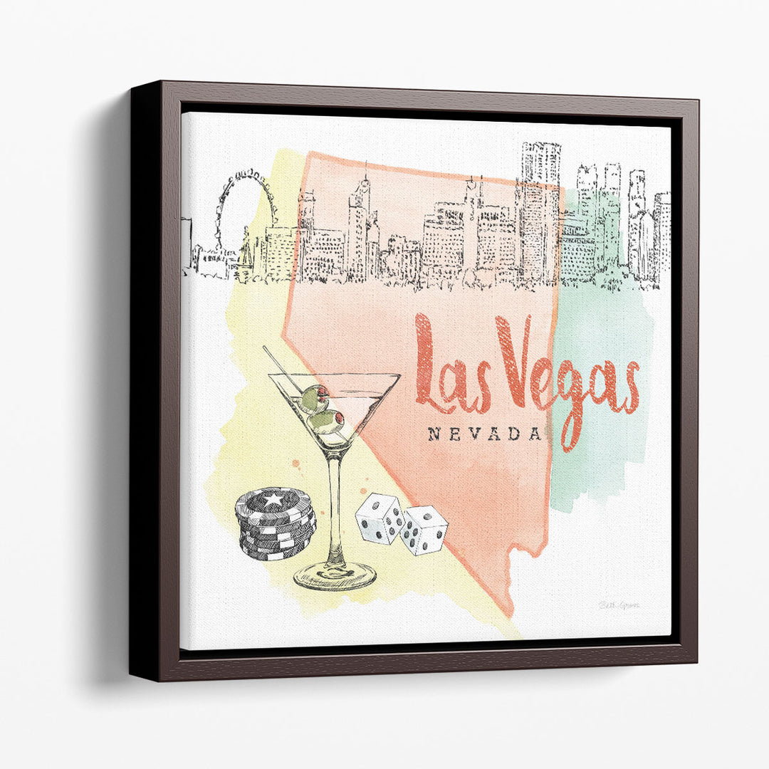 US Cities III - Canvas Print Wall Art