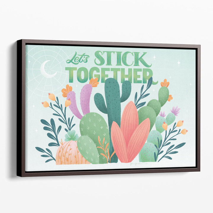 Cactus Garden I - Canvas Print Wall Art