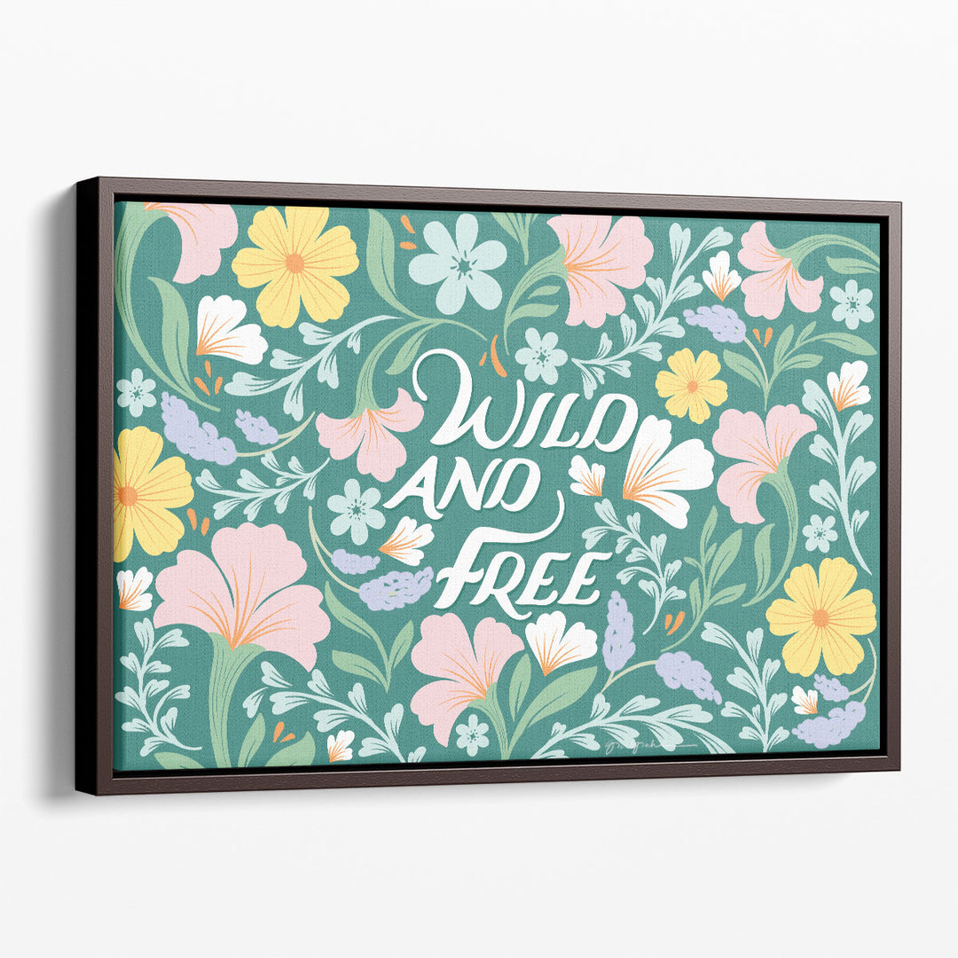 Wild and Free I - Canvas Print Wall Art