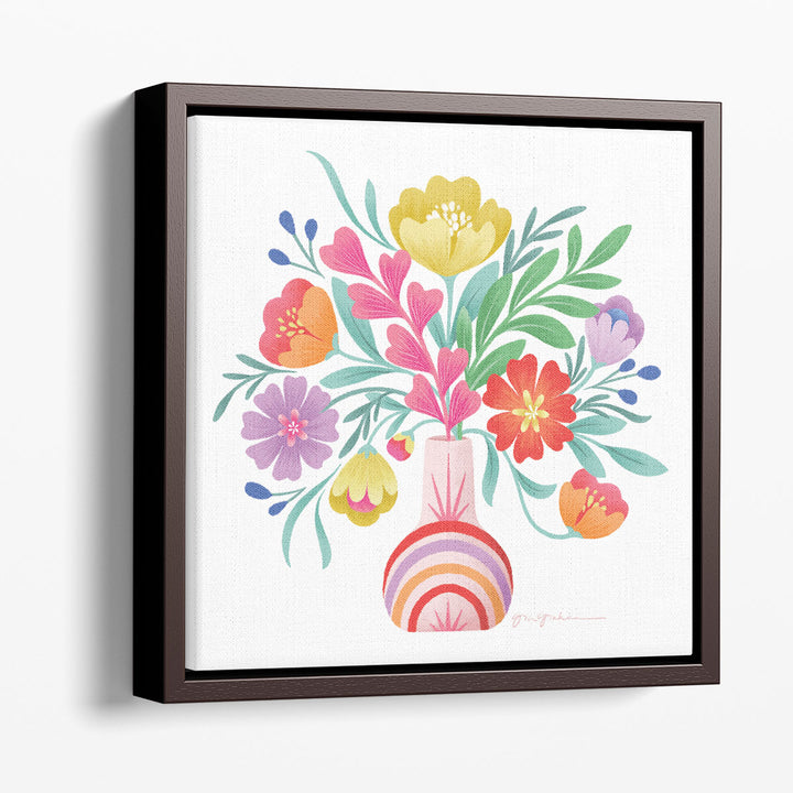 Bold Bouquet - Canvas Print Wall Art