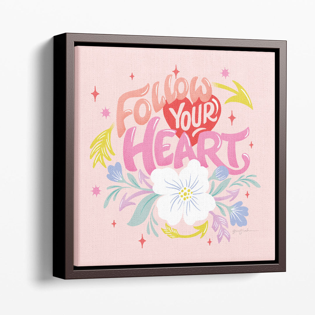 Follow Your Heart I - Canvas Print Wall Art