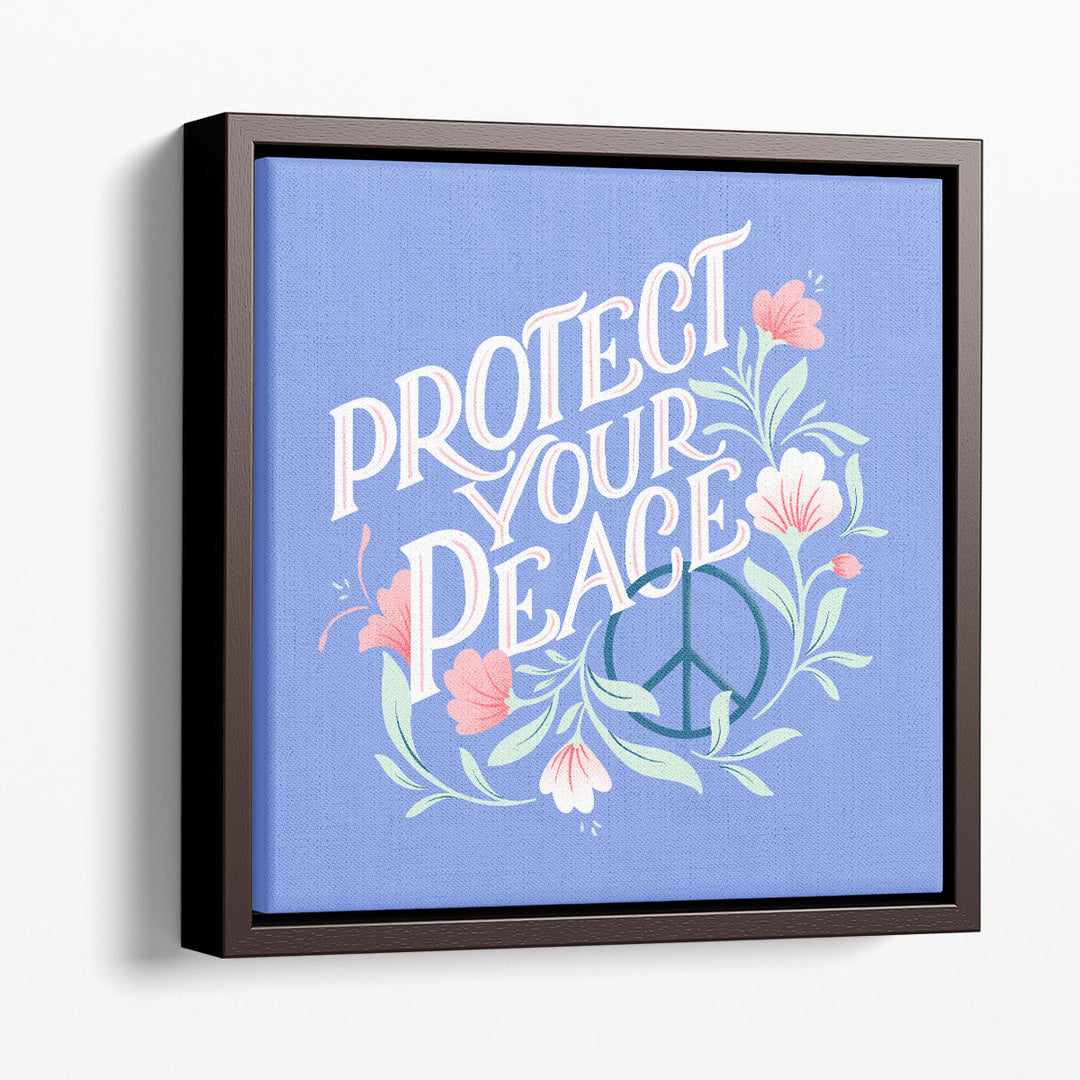 Protect Your Peace I - Canvas Print Wall Art