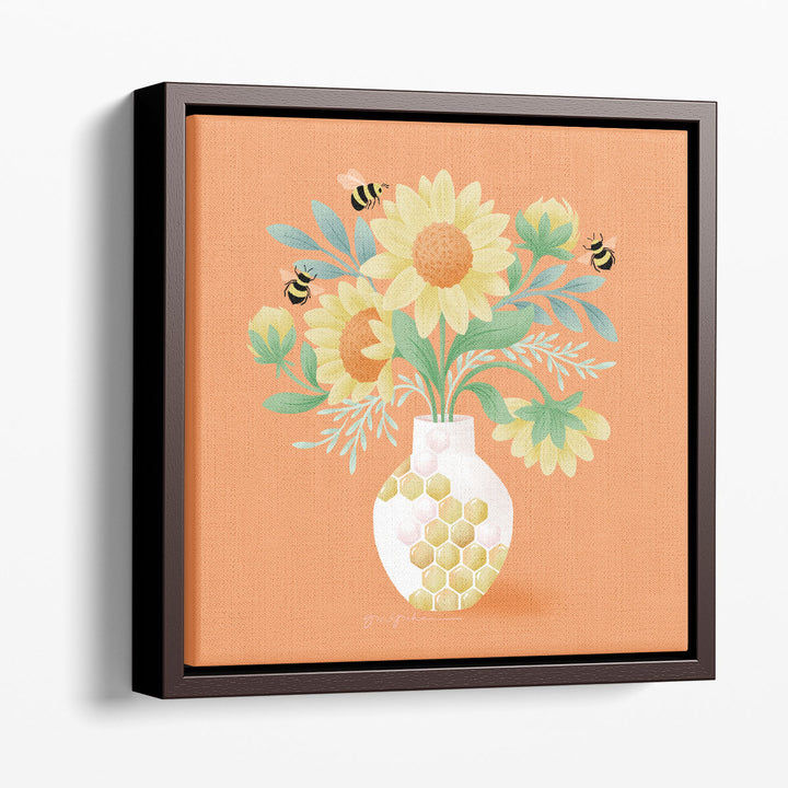 Sunflower Bouquet - Canvas Print Wall Art