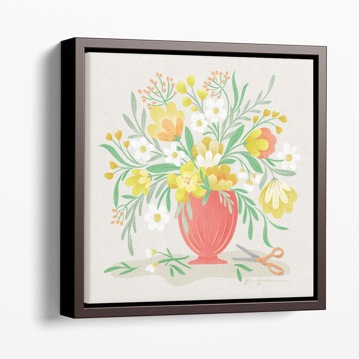 Sunny Bouquet - Canvas Print Wall Art