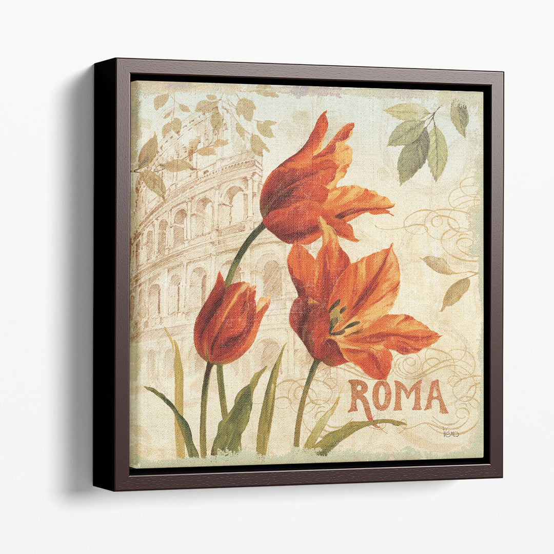 European Flowers I - Canvas Print Wall Art