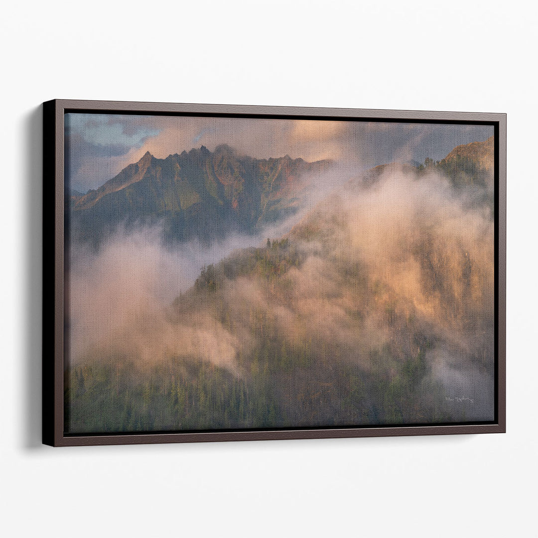 Misty North Cascades - Canvas Print Wall Art