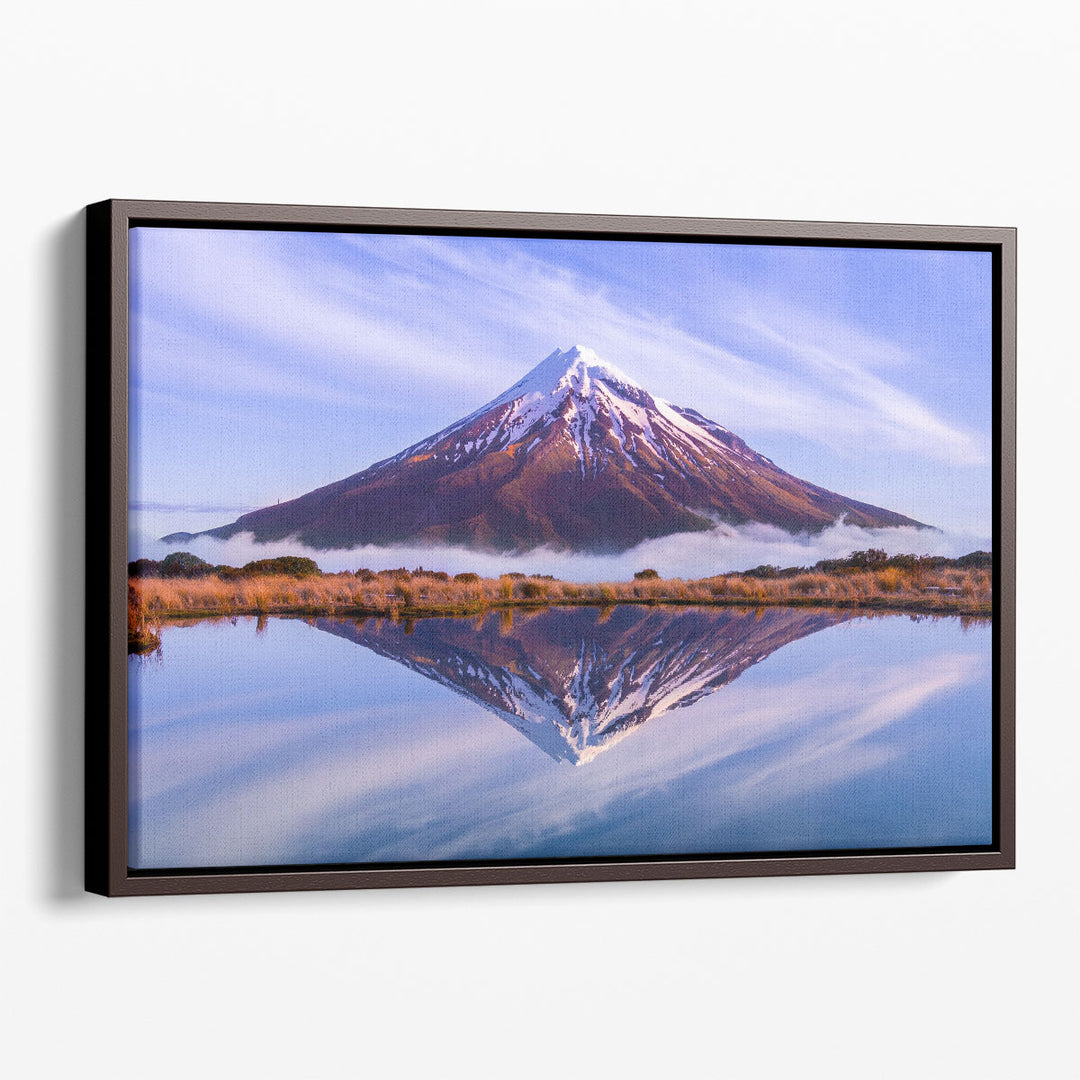 Mount Taranaki in New Zealand - Canvas Print Wall Art