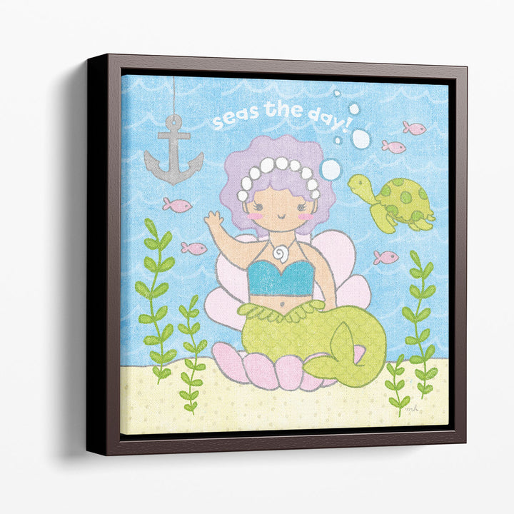 Magical Mermaid III - Canvas Print Wall Art