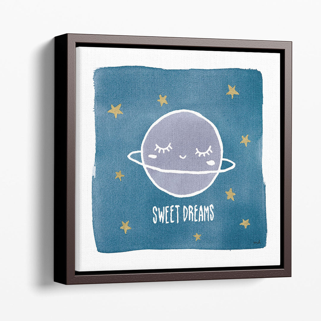 Night Sky Sweet Dreams - Canvas Print Wall Art