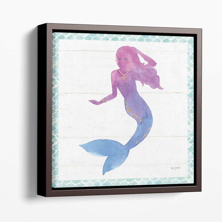 Mermaid Friends III - Canvas Print Wall Art