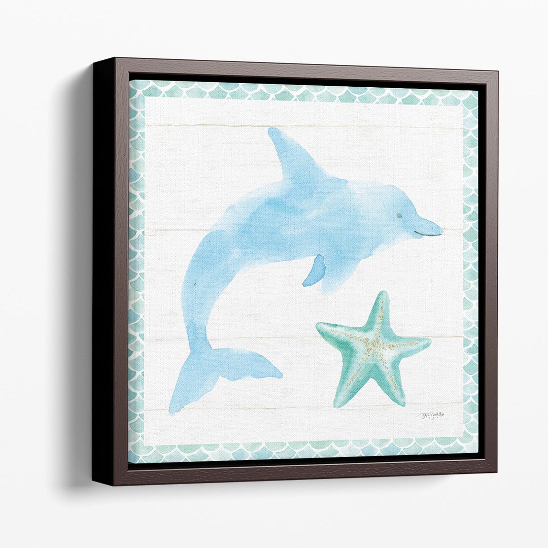 Mermaid Friends VIII - Canvas Print Wall Art