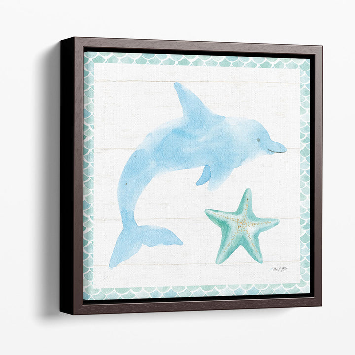 Mermaid Friends VIII - Canvas Print Wall Art