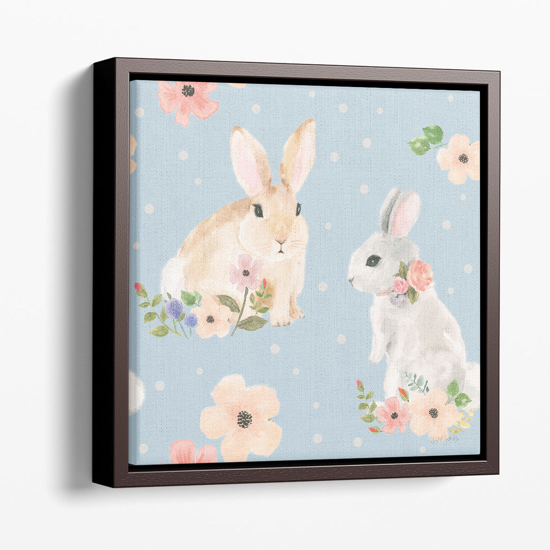 Spring Sentiments Pattern IIIA - Canvas Print Wall Art