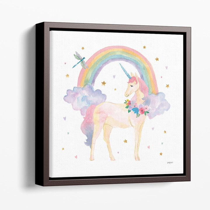 Magical Friends I Dragonfly - Canvas Print Wall Art